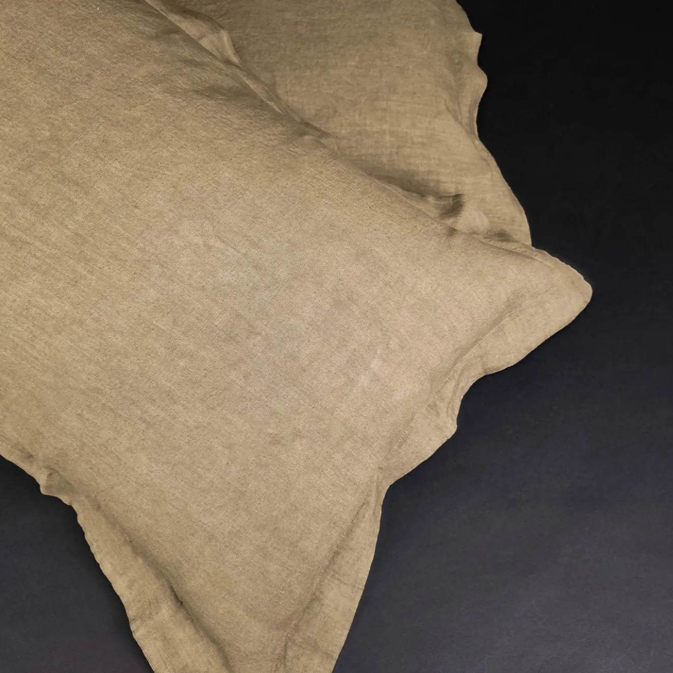 Set di biancheria da letto Dune Beige in lino puro