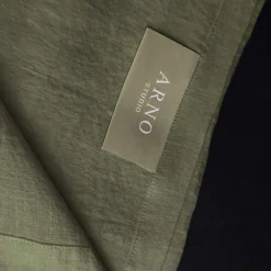 Set di biancheria da letto Forest Green in lino puro