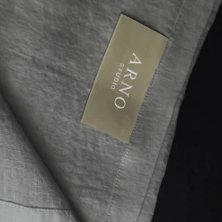 Set di biancheria da letto Mist Grey in lino puro