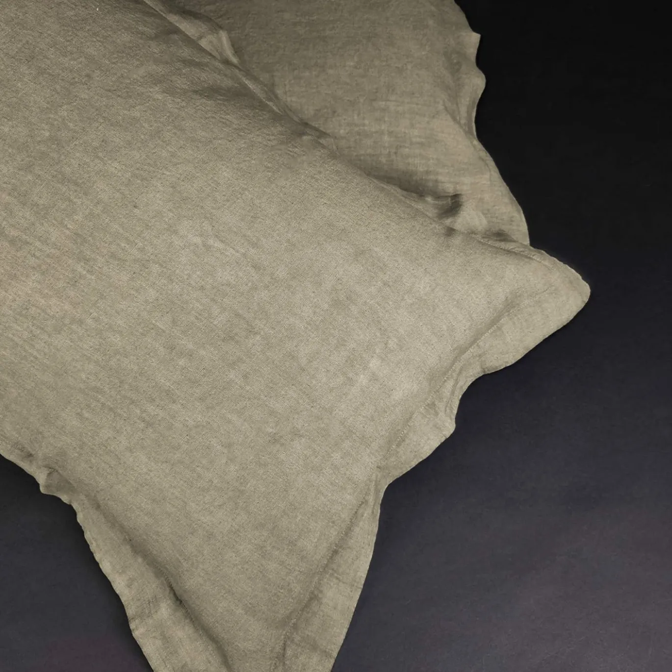Set di biancheria da letto Sand in lino puro con copripiumino king