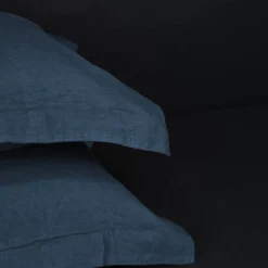 Set di biancheria da letto Sea Blue in lino puro