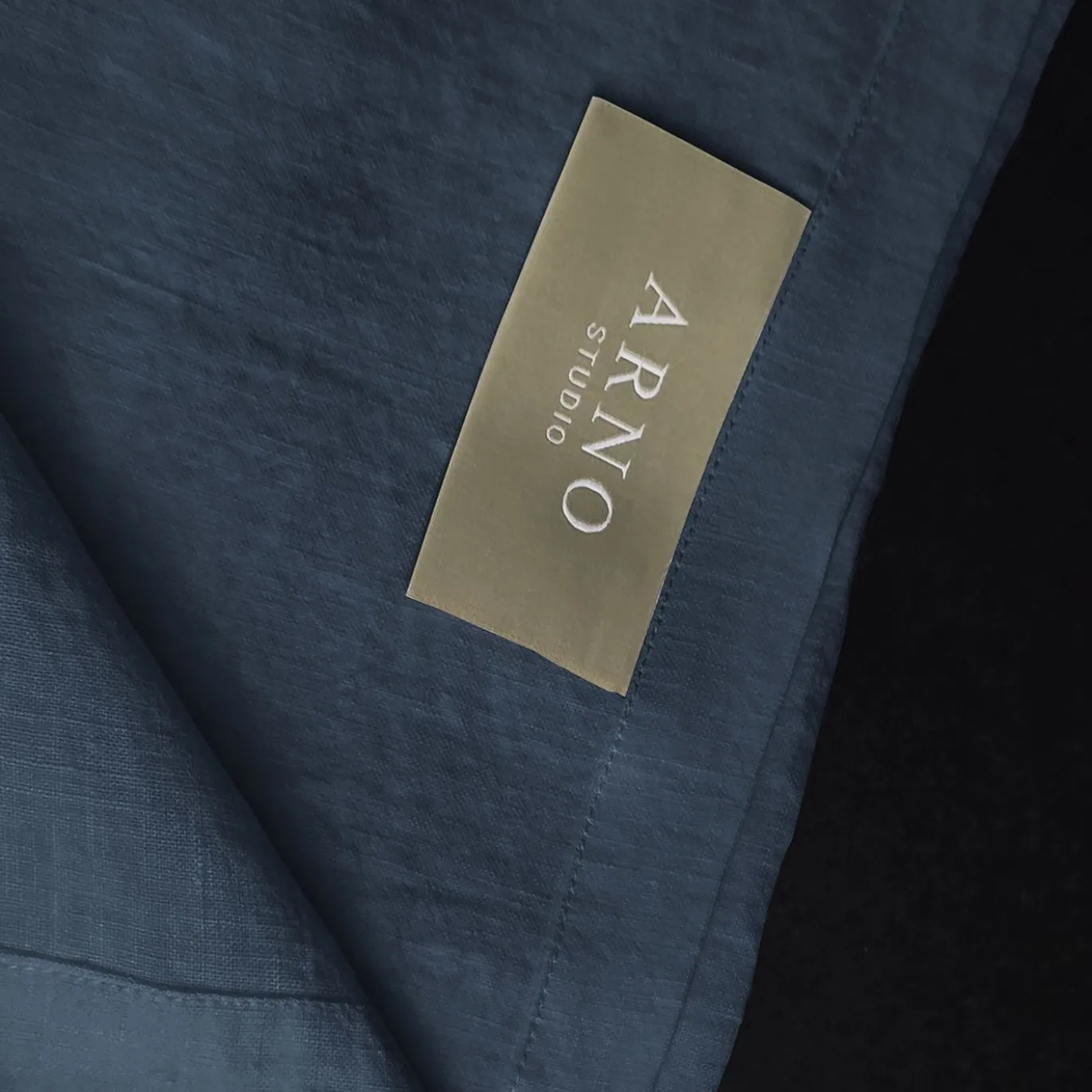 Set di biancheria da letto Sea Blue in lino puro