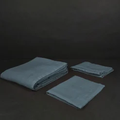 Set di biancheria da letto Sky Blue in lino puro