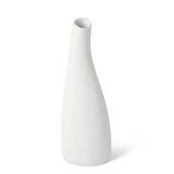 Set di 5 bottiglie decorative bianche