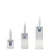 Set di 3 candelabri Tharros blu