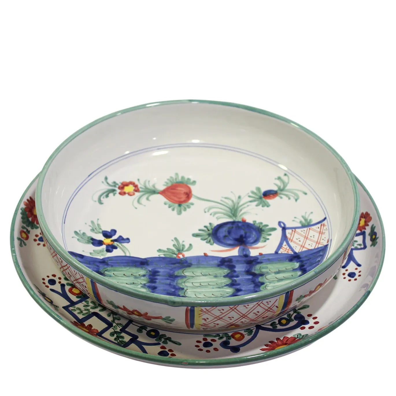 Set di 2 centrotavola Garofano di Lorenza Adami