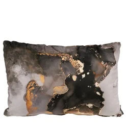 Set di 2 Cuscini Rettangolari in Velluto con Effetto Vulcano