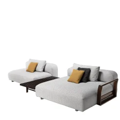 Set di Divani Modulari Elba Grigio di Massimo Castagna