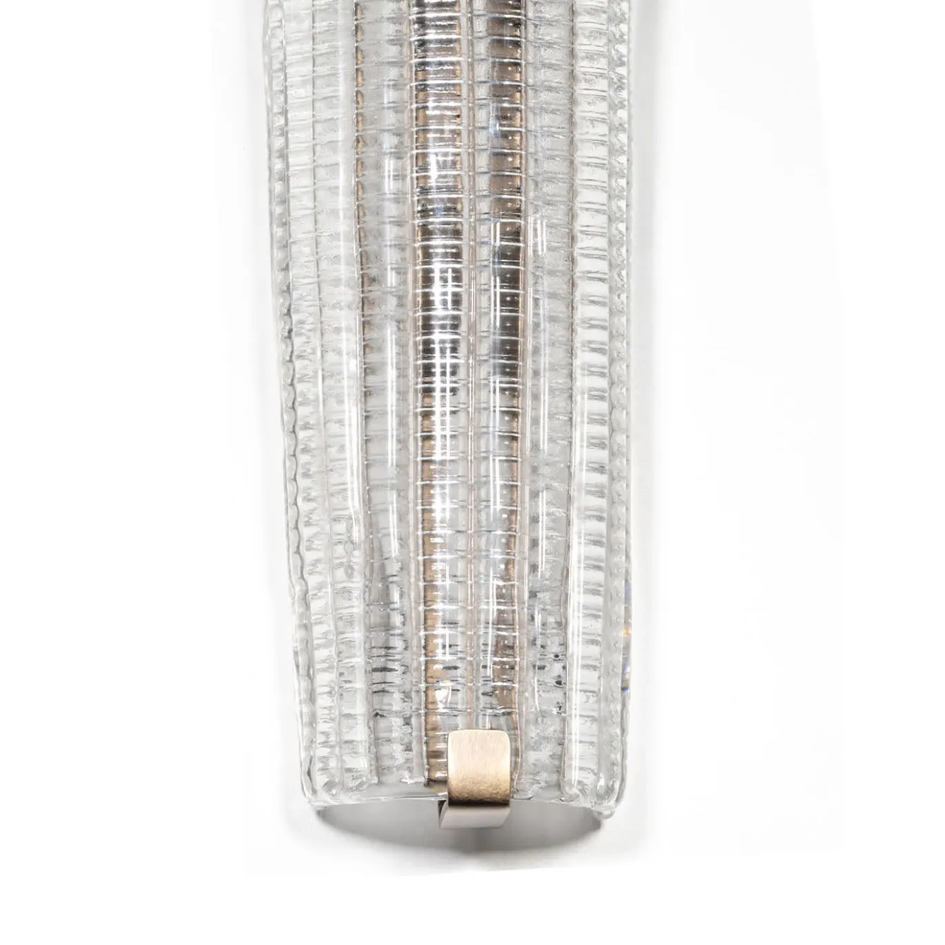Set di 2 Lampade da Parete Astoria in Vetro Trasparente