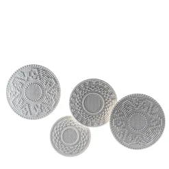 Set di 4 lampade da parete Còrbulas di Pierluigi Piu in Marmo Bianco Diocleziano