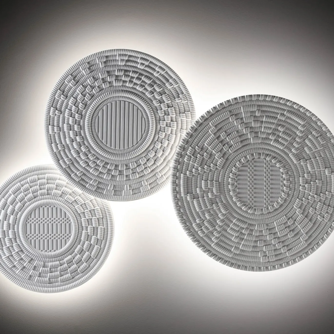 Set di 3 lampade da parete Còrbulas di Pierluigi Piu