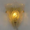 Set di 2 lampade da parete in vetro di Murano