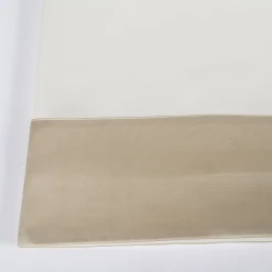 Set di lenzuola e due federe in raso di cotone beige Tivoli