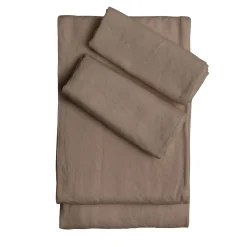 Set di Lenzuola King Size in Lino colore Cappuccino