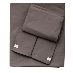 Set di lenzuola Memoria in cotone organico marrone