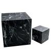 Set di oggetti decorativi fermalibri in marmo nero Marquina