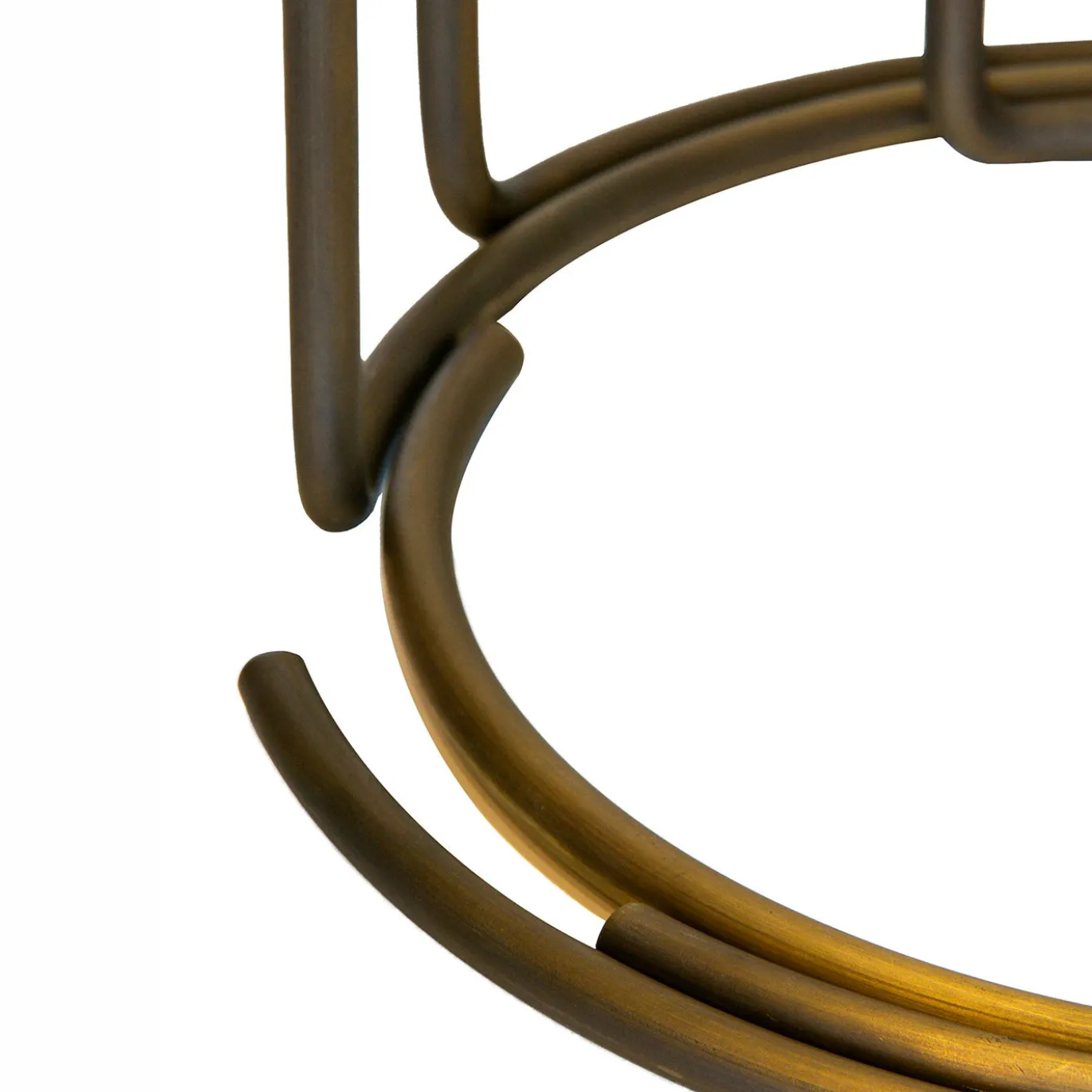 Set di 3 portacandele Sirio in ottone bronzato