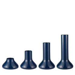 Set di quattro vasi blu Beuta di Corrado Corradi Dell'Acqua