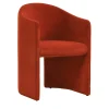 Set di 2 sedie Brera rosse di Dainelli Studio