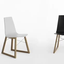 Set di 2 sedie Ray Black di Orlandini Design