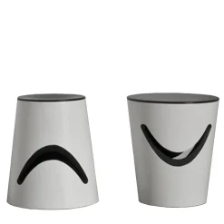 Set di 2 sgabelli Happy&Grumpy di Sakura Adachi