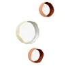 Set di 3 specchi da parete rotondi Ninfea 20 e 12 in ceramica