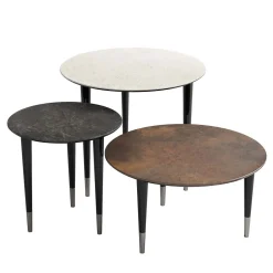 Set di 3 tavolini a incastro Trendy