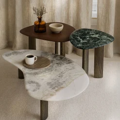 Set di 3 Tavolini da Caffè Egeo