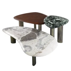 Set di 3 Tavolini da Caffè Egeo