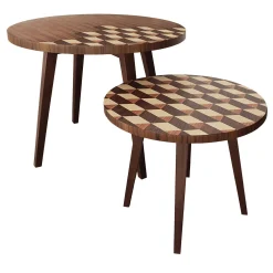 Set di 2 tavolini da tè e da caffè Paradosso