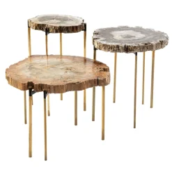 Set di 3 tavolini Maha