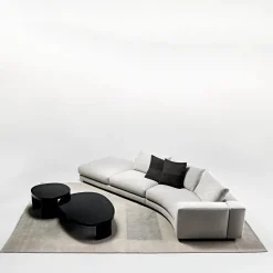 Set di 2 tavolini neri Kyoto di Ludovica + Roberto Palomba