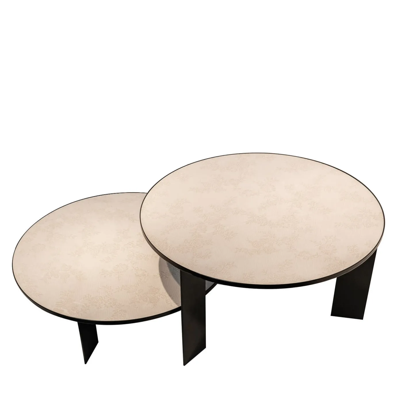 Set di 2 tavolini rotondi Yso