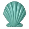 Set di 2 vasi decorativi a forma di conchiglia verde
