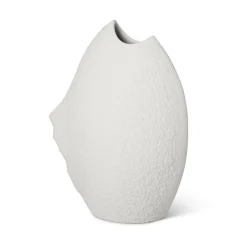 Set di 3 vasi decorativi a forma di pesce bianchi e azzurri