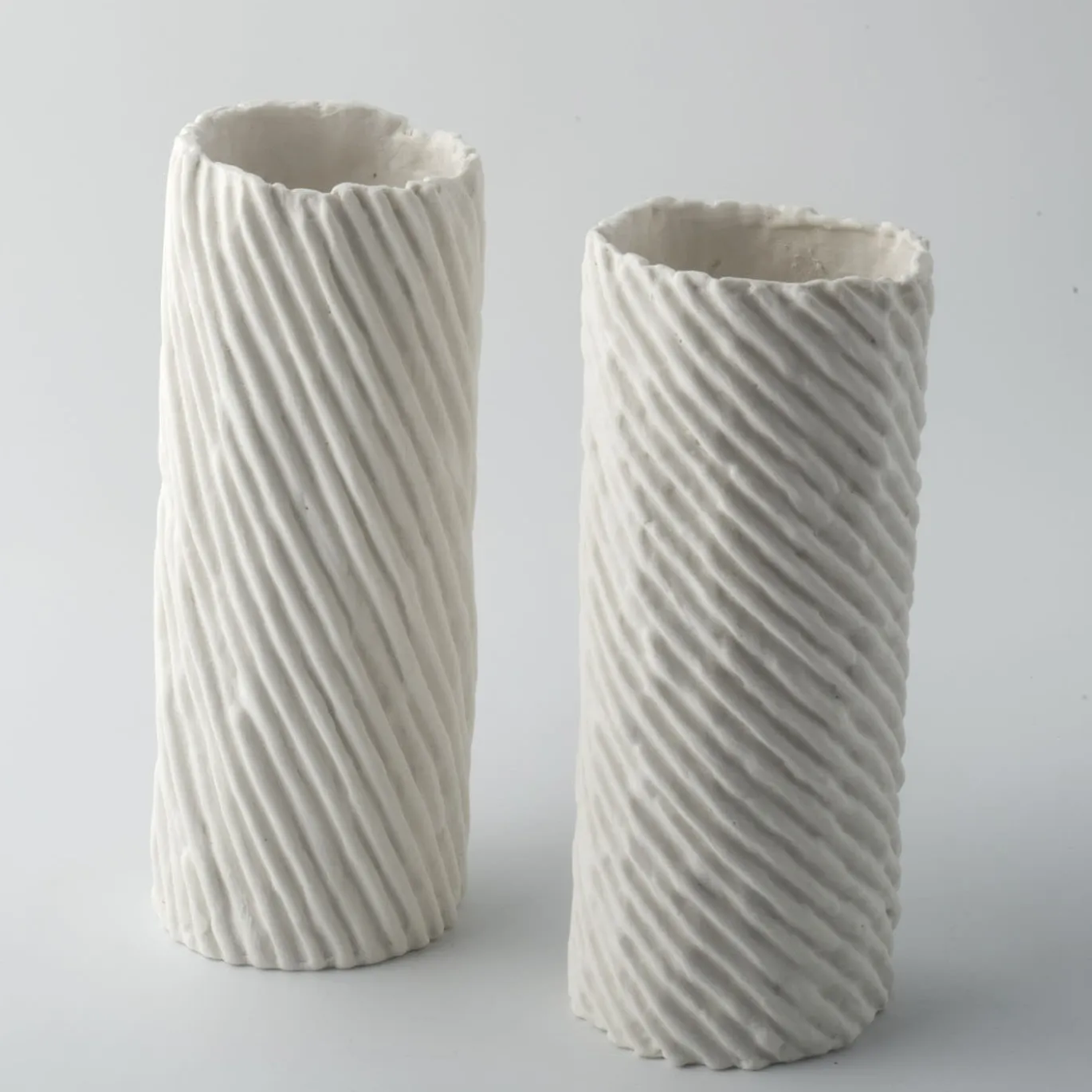 Set di 2 Vasi Decorativi Paesaggio 13 di Nino Basso