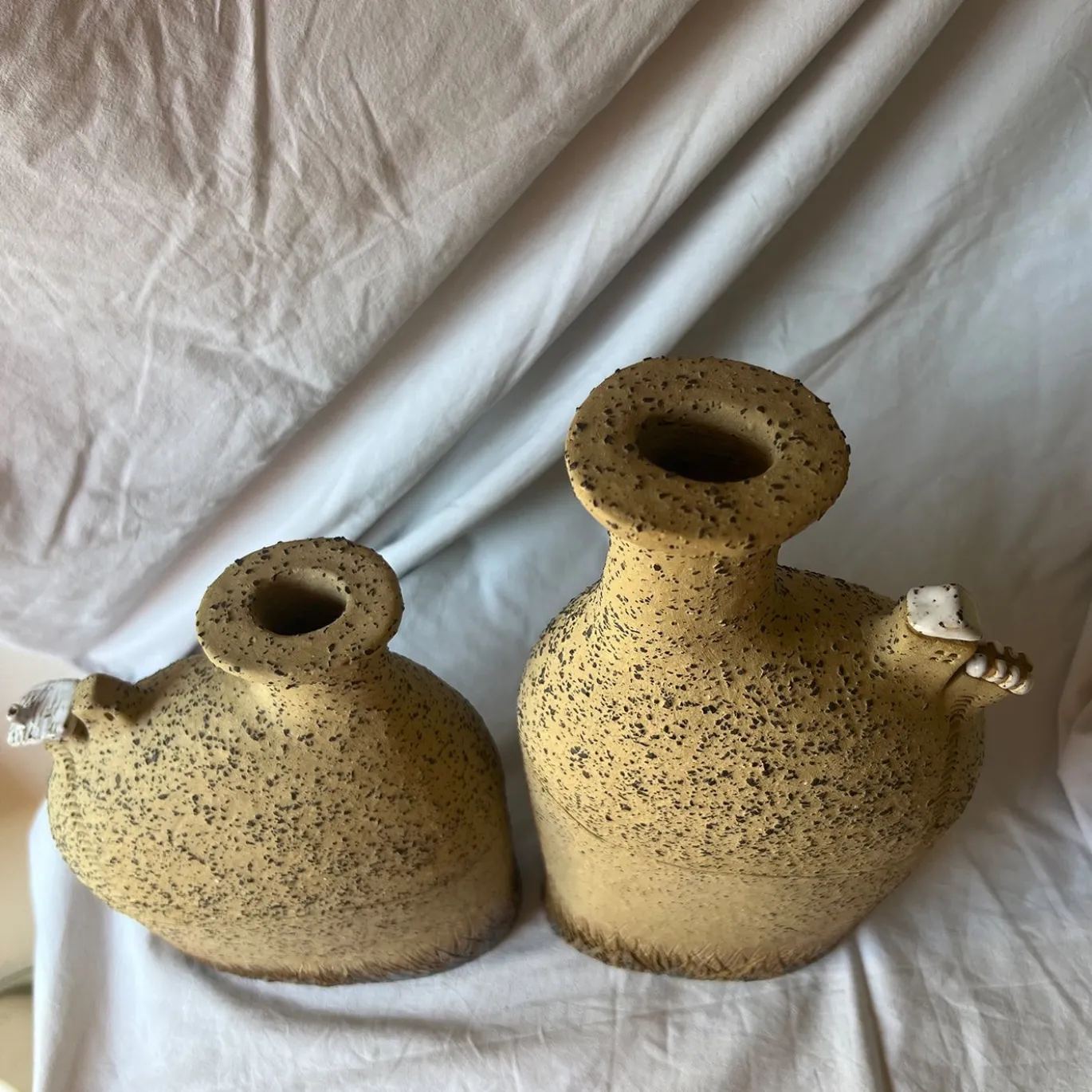 Set di 2 Vasi Origine Irraggiungibile in ceramica della Collezione Micromondo