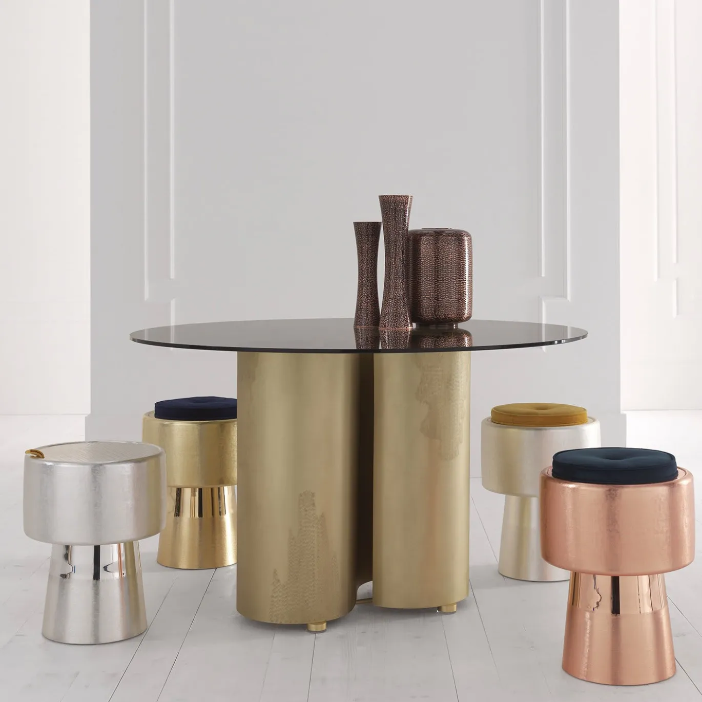 Set di 2 vasi Rosanero