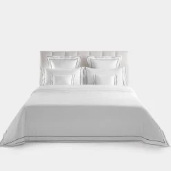 Set lenzuola Horizon in Cotone Satinato Bianco