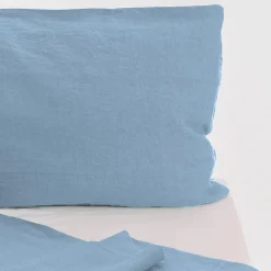 Set letto estivo azzurro