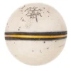 Sfera Decorativa in Ceramica White Moon con Linea Nera e Oro