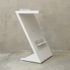Sgabello Alto in Ferro Bianco ZZ Top