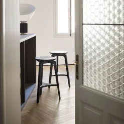 Sgabello alto Tod Black