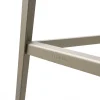Sgabello Alustool in metallo grigio