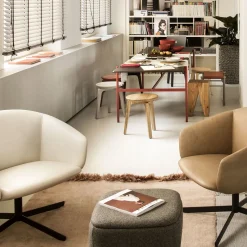 Sgabello basso Tod Beige