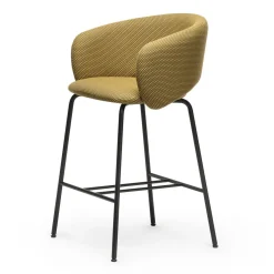 Sgabello da bancone Bel M-Sg-65 Ocra di Pablo Regano