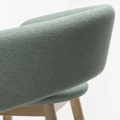 Sgabello da bar Bel Sg-65 verde chiaro di Pablo Regano