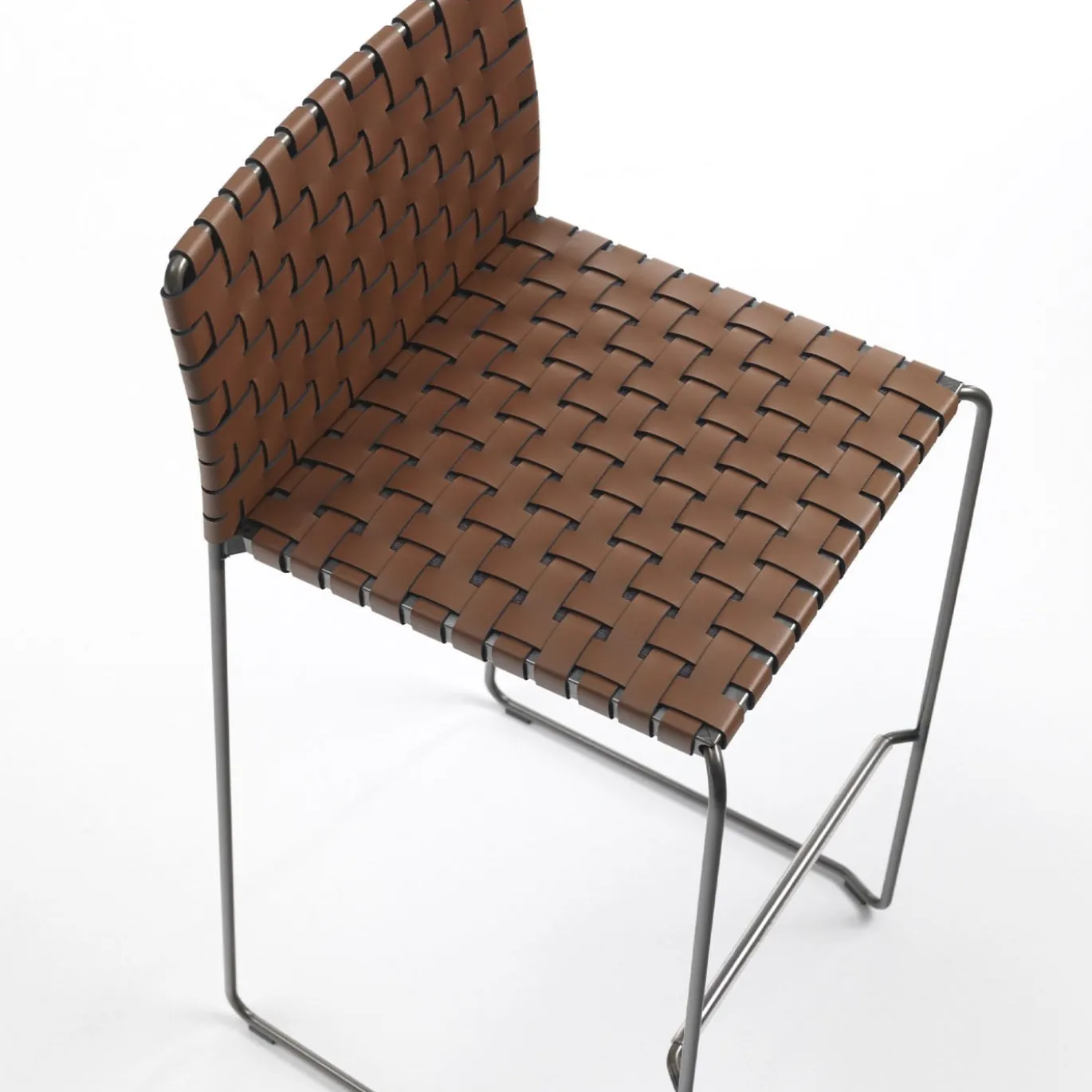 Sgabello da bar Bizzy Brown Woven