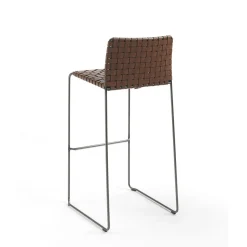 Sgabello da bar Bizzy Brown Woven