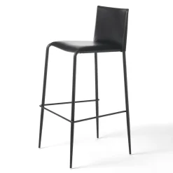 Sgabello da bar Gazzella nero